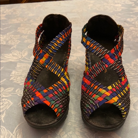 bernie mev. Shoes - Bernie Mev Colorful Strappy Women's Sandals Size 40. 9/9.5 women’s